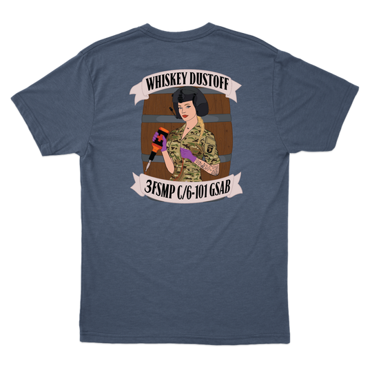 3 FSMP, C Co, 6-101 "Whiskey Dustoff" T-Shirts