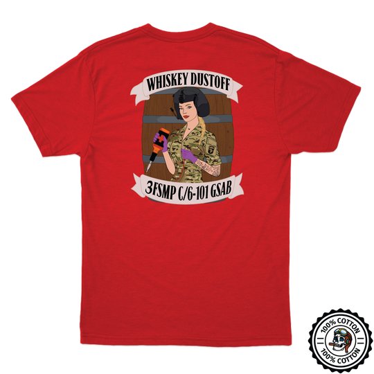 3 FSMP, C Co, 6-101 "Whiskey Dustoff" T-Shirts