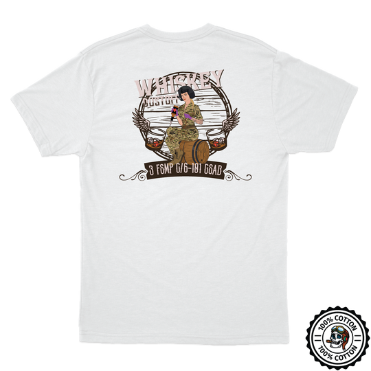 3 FSMP, C Co, 6-101 "Whiskey Dustoff" V2 T-Shirts