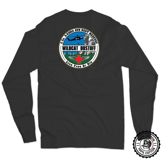 C Co, 3-238th AVN REG MEDEVAC Long Sleeve T-Shirt