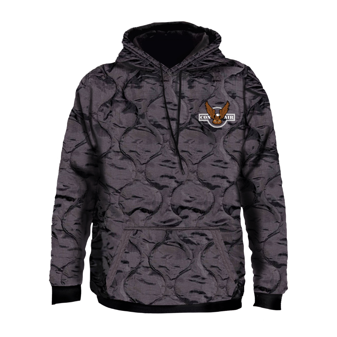 C Co, 12th AVN BN "Con Air" Black Field Hoodie