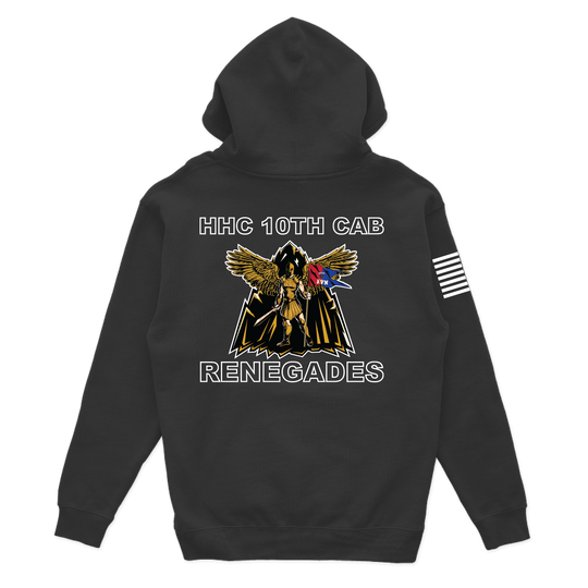 HHC, 10th CAB "Renegades" Hoodies W/ Flag