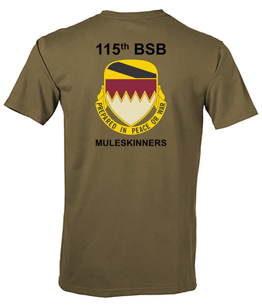 115 BSB Muleskinners Tan 499 T-Shirt