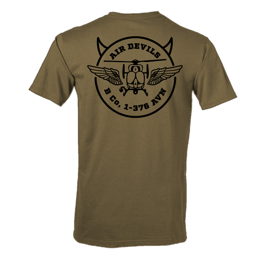B Co, 1-376 Air Devils Flight Approved T-Shirt
