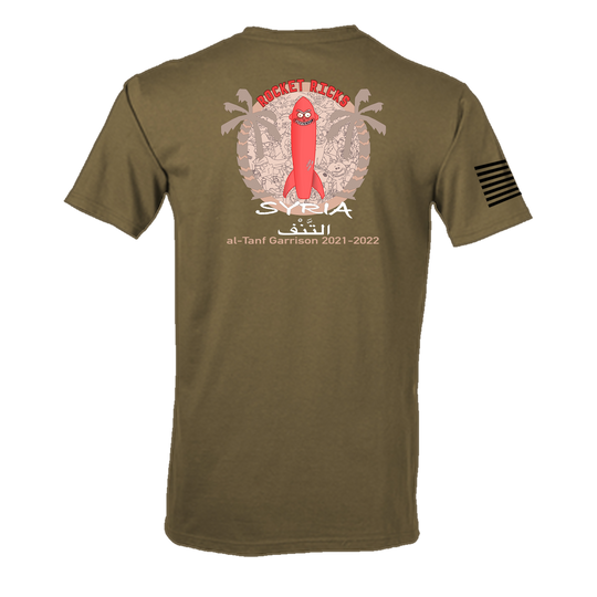 1 PLT, B BTRY, 3-157 FAR Tan 499 T-Shirt