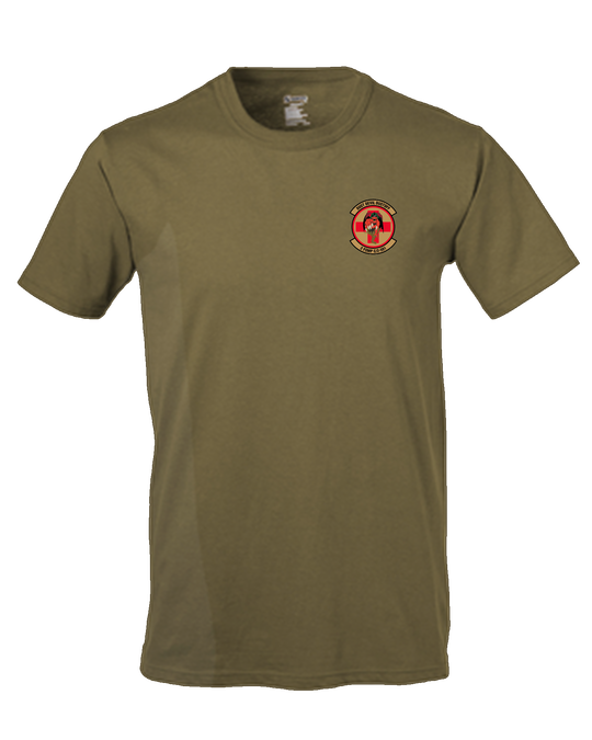 2022 Euro Trip - 2 FSMP, C Co, 2-501 Dust Devil Dustoff Flight Approved T-Shirt