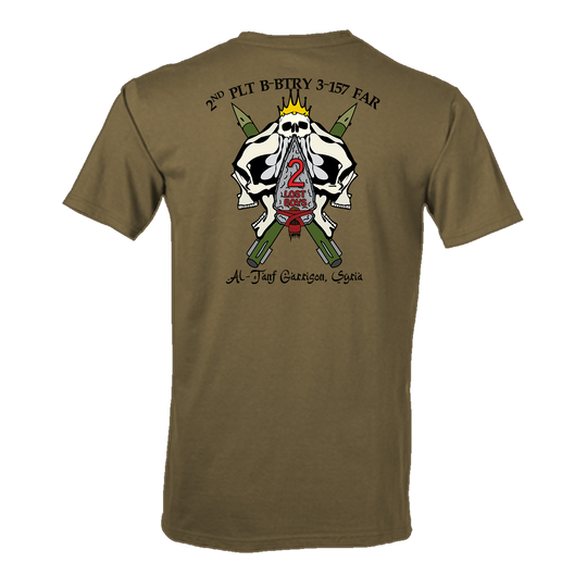 2 PLT, B-BTRY, 3-157 FAR Tan 499 T-Shirt