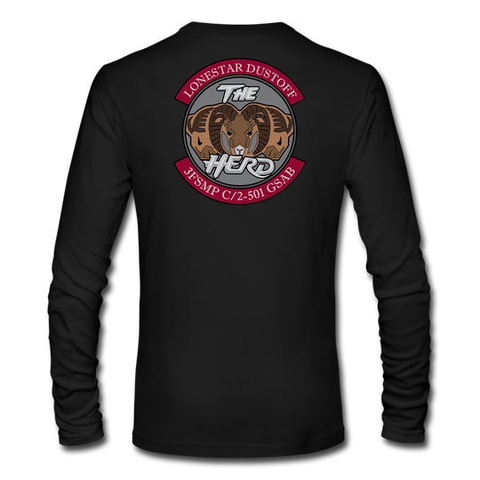 3 FSMP, C Co, 2-501 GSAB "The Herd" Long Sleeve T-Shirt