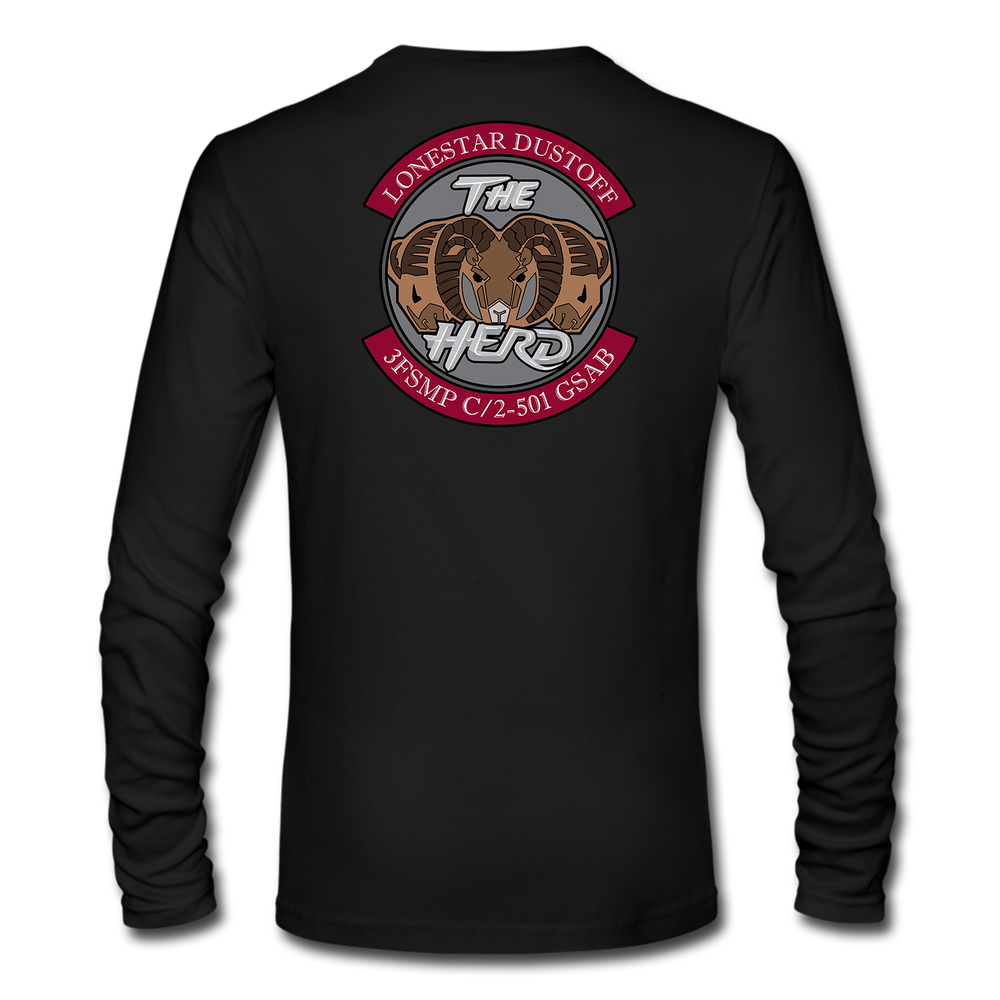 3 FSMP, C Co, 2-501 GSAB "The Herd" Long Sleeve T-Shirt