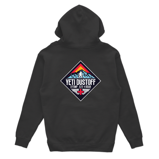 3 FSMP, C Co, 2-4 GSAB "Yeti Dustoff" Hoodie