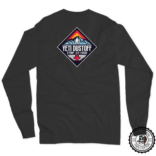 3 FSMP, C Co, 2-4 GSAB "Yeti Dustoff" Long Sleeve T-Shirt