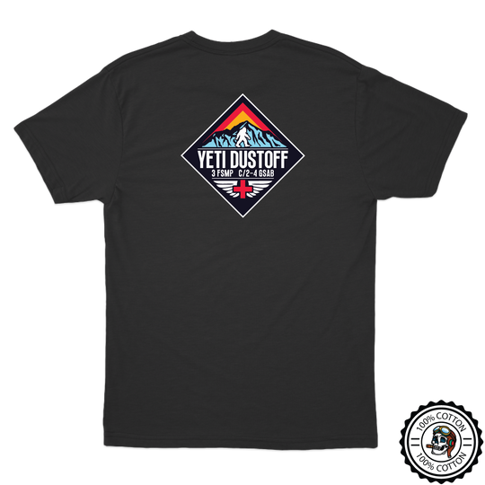 3 FSMP, C Co, 2-4 GSAB "Yeti Dustoff" T-Shirts