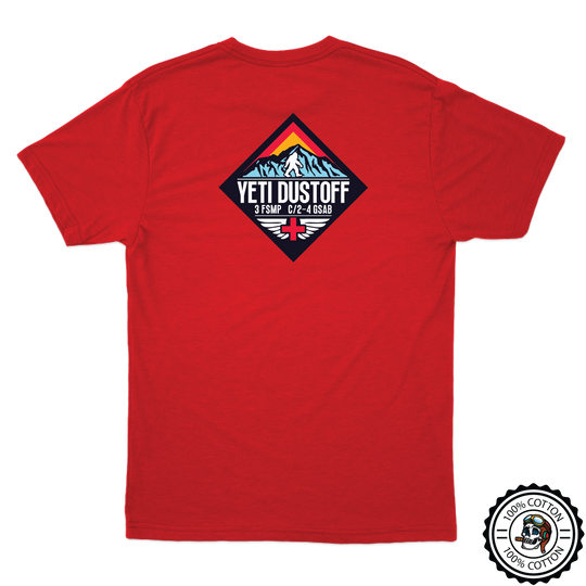 3 FSMP, C Co, 2-4 GSAB "Yeti Dustoff" T-Shirts