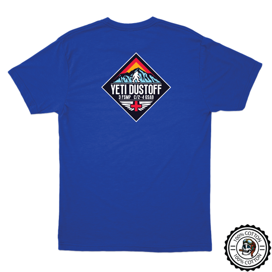 3 FSMP, C Co, 2-4 GSAB "Yeti Dustoff" T-Shirts