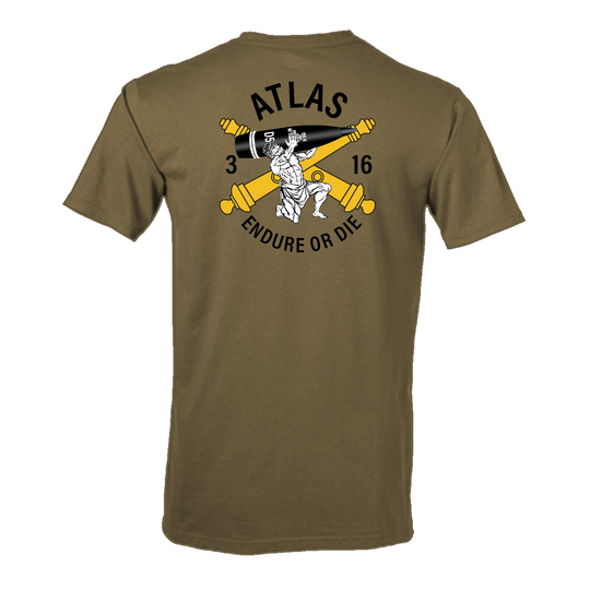 A Batt, 3-16 FA Atlas Tan 499 T-Shirt