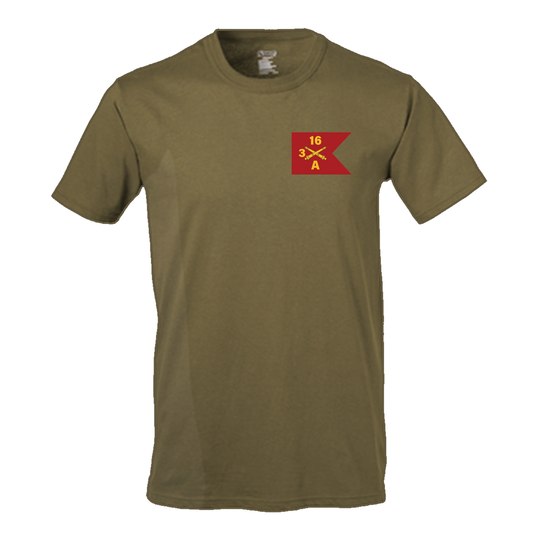 A Batt, 3-16 FA Atlas Tan 499 T-Shirt