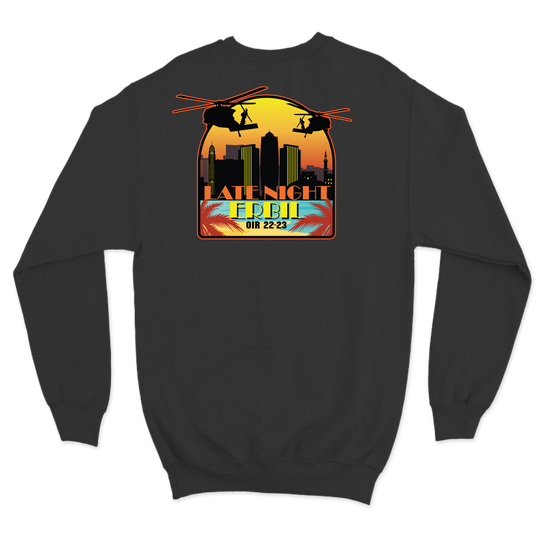 A Co, 3-142 AHB "Late Night" OIR 22-23 Crewneck Sweatshirt v2