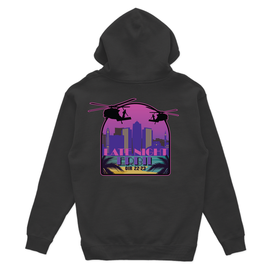 A Co, 3-142 AHB "Late Night" OIR 22-23 Hoodie