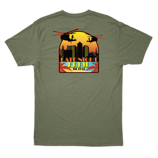 A Co, 3-142 AHB "Late Night" OIR 22-23 T-Shirts V2