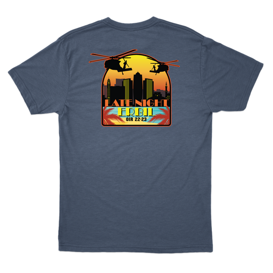 A Co, 3-142 AHB "Late Night" OIR 22-23 T-Shirts V2
