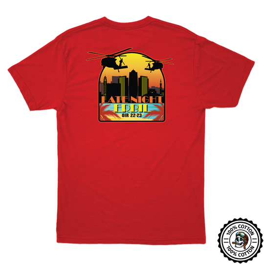 A Co, 3-142 AHB "Late Night" OIR 22-23 T-Shirts V2