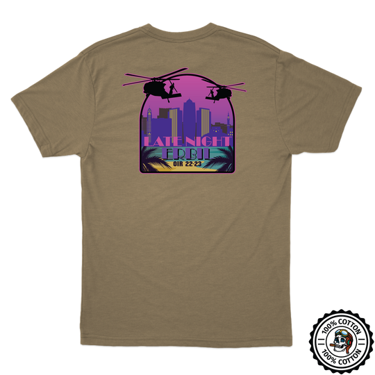 A Co, 3-142 AHB "Late Night" OIR 22-23 Tan 499 T-Shirt