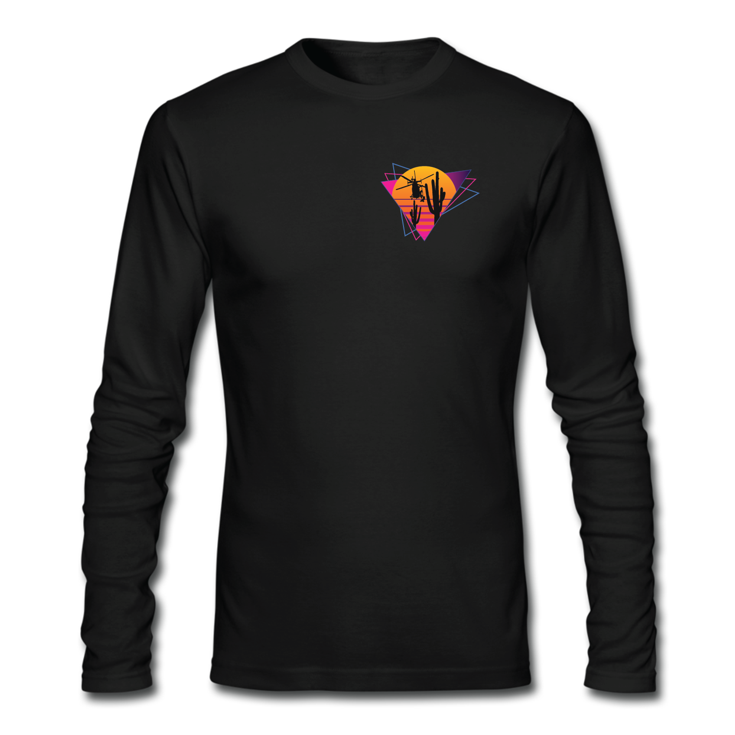 AZDPSAR_BlackLongSleeveFront.