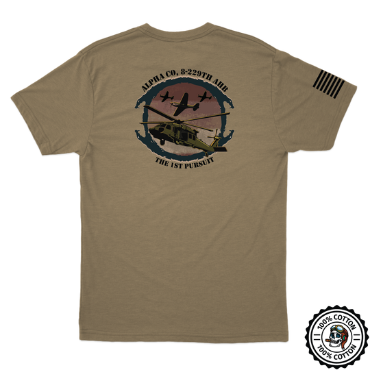 A Co, 8-229 AHB "The 1st Pursuit" Tan 499 T-Shirt