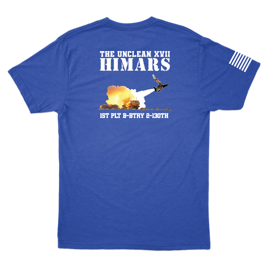 1 PLT, B BTRY, 2-130th FAR "Unclean XVII" T-Shirts