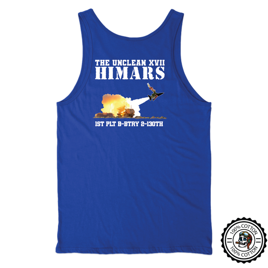 1 PLT, B BTRY, 2-130th FAR "Unclean XVII" Tank Top