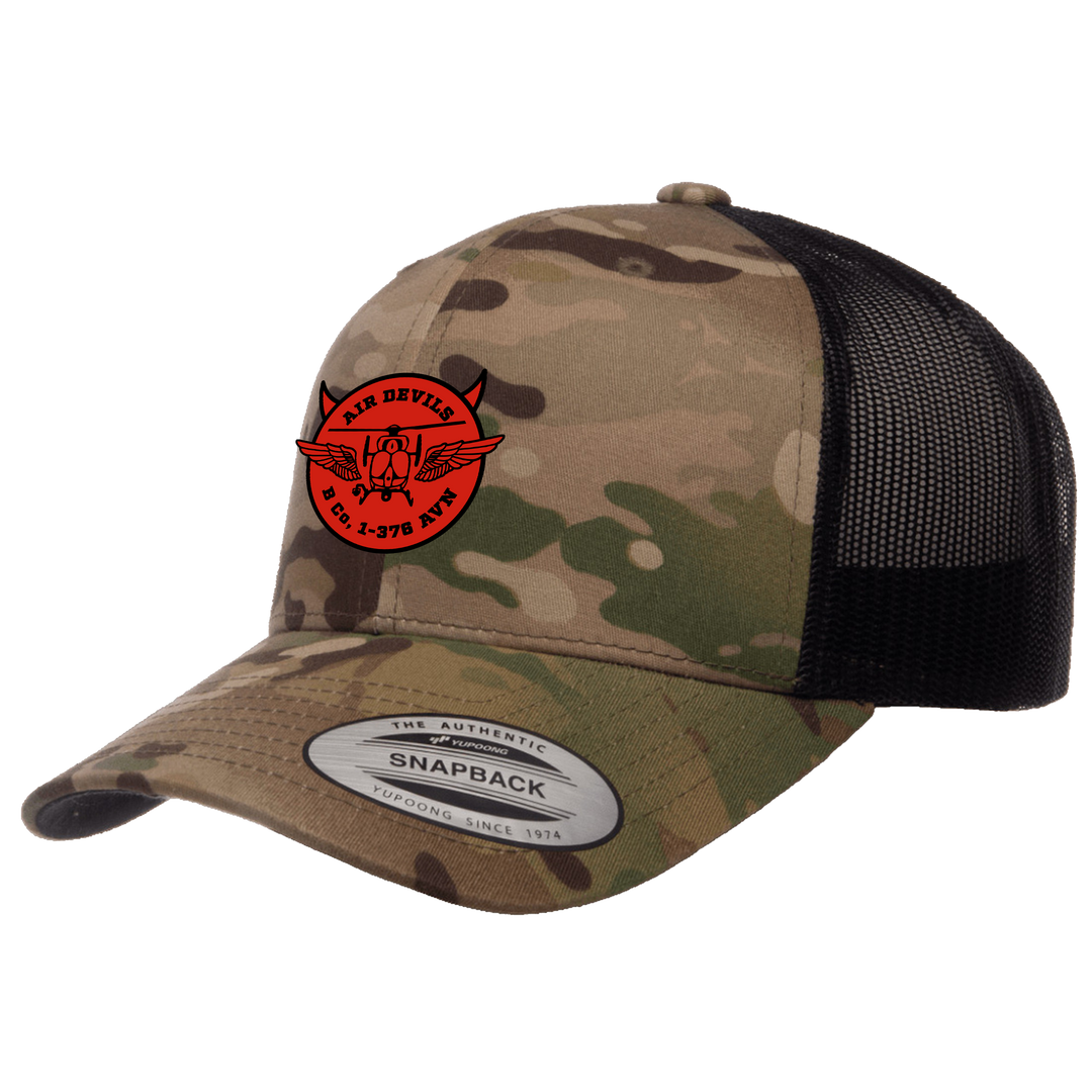 B Co, 1-376 Air Devils Embroidered Hats