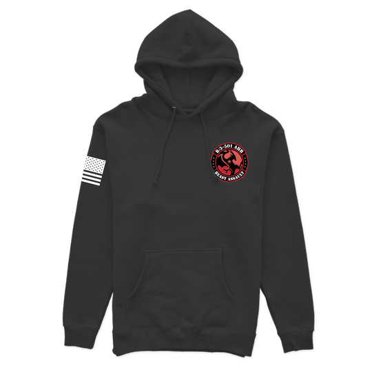 B Co, 3-501 AHB "Beast Assault" Hoodie Red