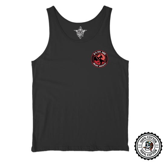 B Co, 3-501 AHB "Beast Assault" Tank Top Red
