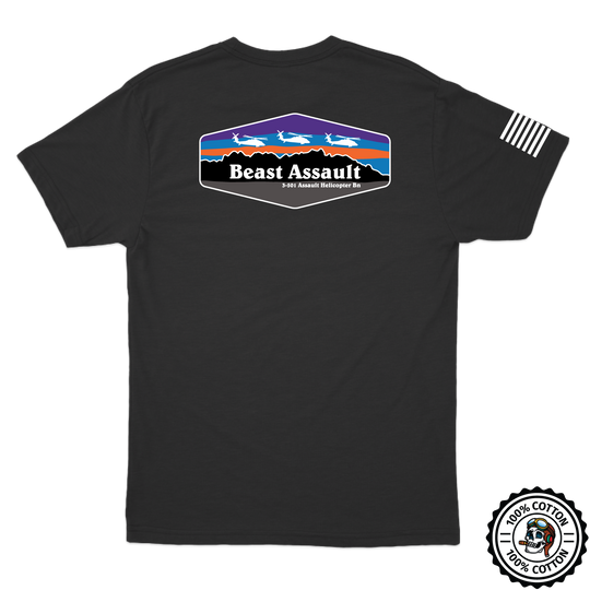 B Co, 3-501 AHB "Beast Assault" T-Shirts Red