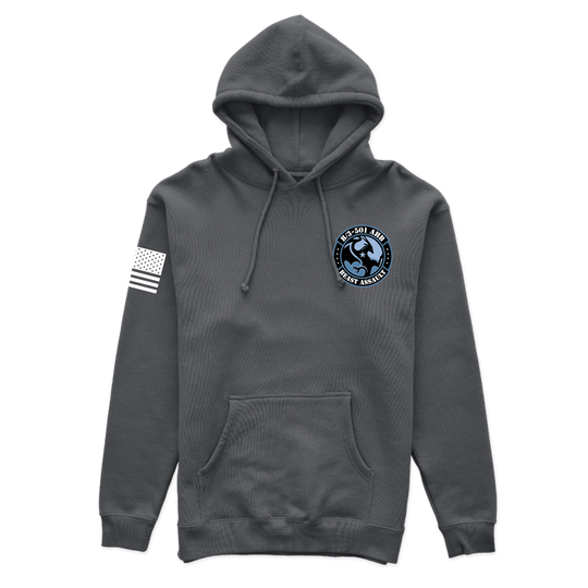B Co, 3-501 AHB "Beast Assault" Hoodie Blue