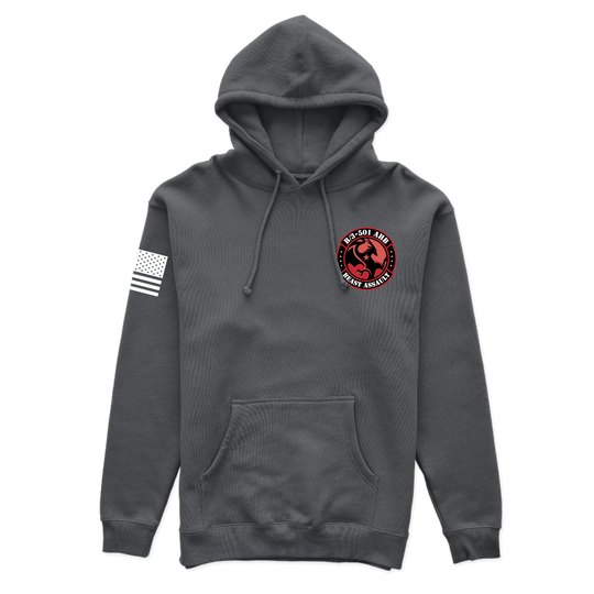 B Co, 3-501 AHB "Beast Assault" Hoodie Red