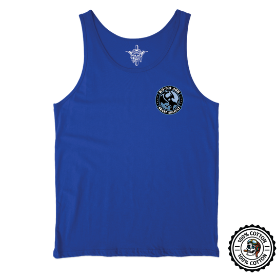B Co, 3-501 AHB "Beast Assault" Tank Top Blue
