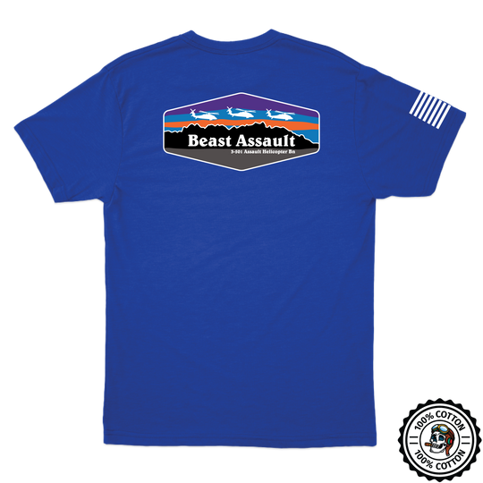 B Co, 3-501 AHB "Beast Assault" T-Shirts Red