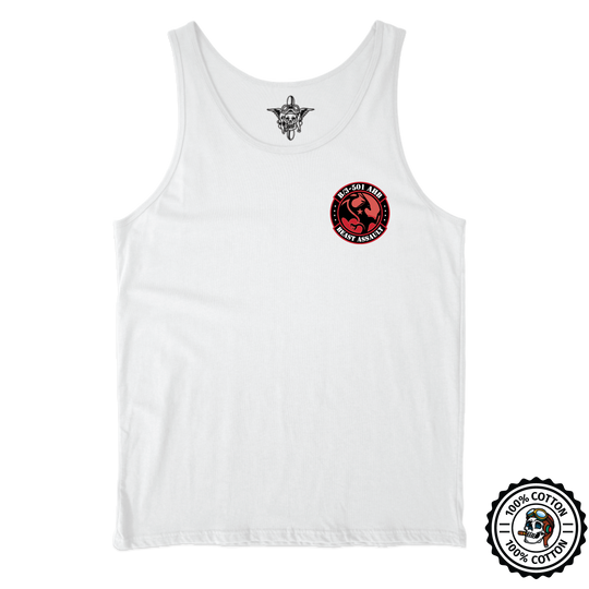 B Co, 3-501 AHB "Beast Assault" Tank Top Red