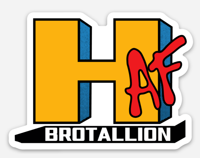 Rotorvision - BRO HAF Sticker