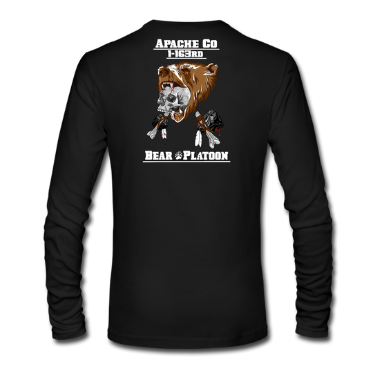 Bear PLT, A Co, 1-163 CAB "Apaches" Long Sleeve T-Shirt