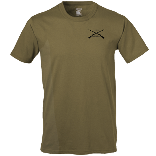 Bear PLT, A Co, 1-163 CAB "Apaches" Tan 499 T-Shirt