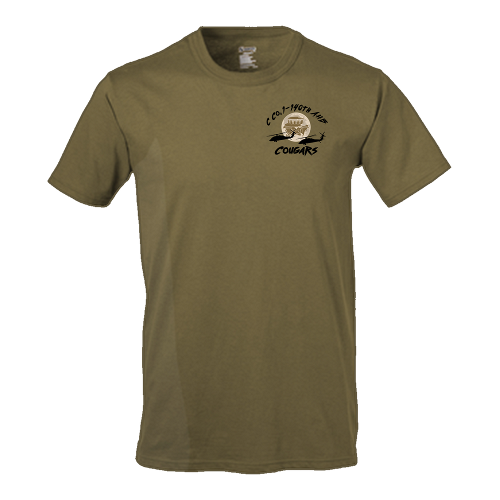 C Co, 1-140th Cougars Flight Approved T-Shirt