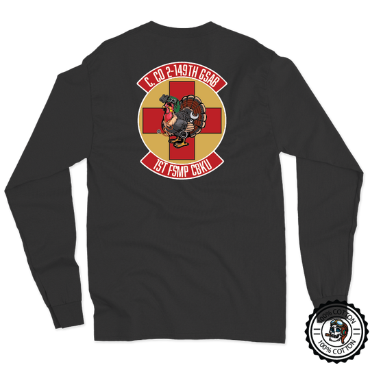 C Co, 2-149 GSAB "Wild Turkey Dustoff" Long Sleeve T-Shirt