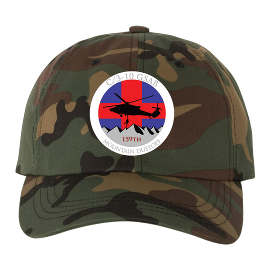 C Co, 3-10 GSAB Mountain Dustoff Embroidered Hats V2