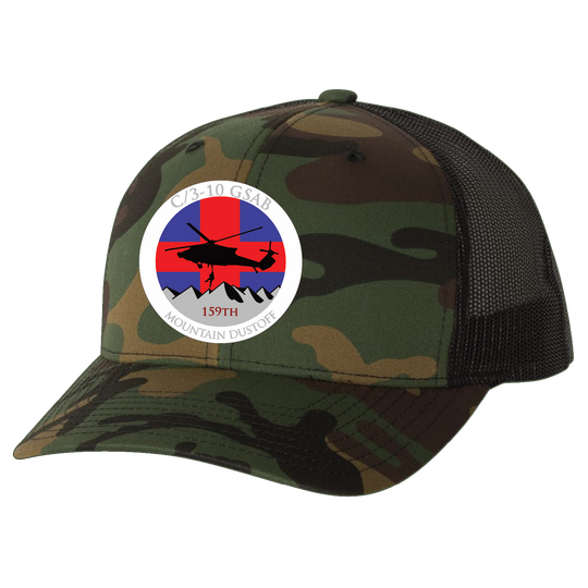 C Co, 3-10 GSAB Mountain Dustoff Embroidered Hats V2