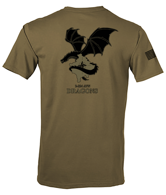 D Co, 2-224 Dragons Flight Approved T-Shirt