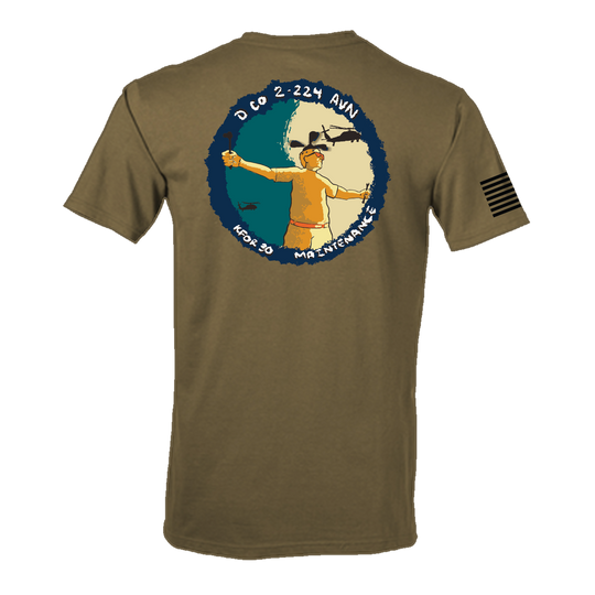 D Co, 2-224 AVN Dragons Flight Approved T-Shirt V2