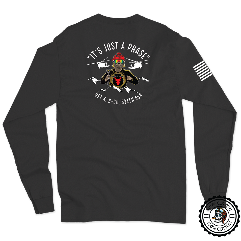 Det 4, B Co, 834th ASB "Honey Badgers" Long Sleeve T-Shirt