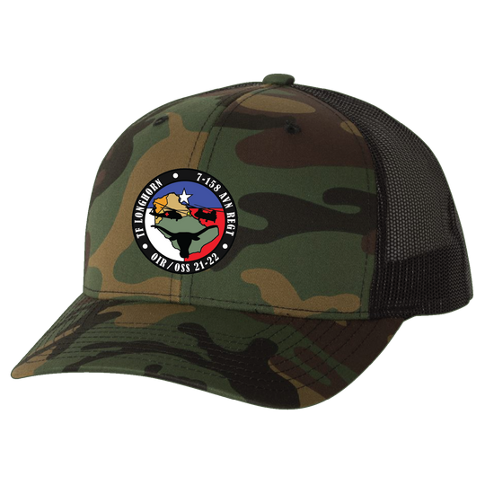 7-158 TF Longhorn Embroidered Hats